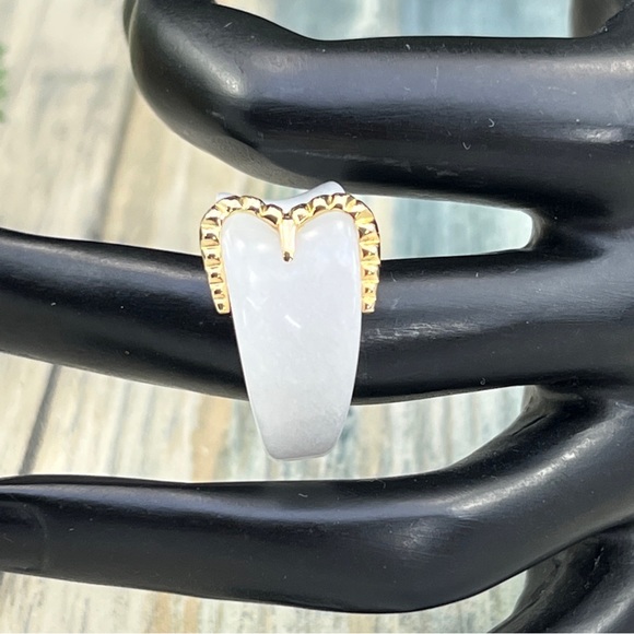itaor Jewelry - ⭐️Itaor Italy stone carved vermiel sterling silver buckle ring